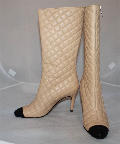 chanel shoe lace|chanel tan boots.